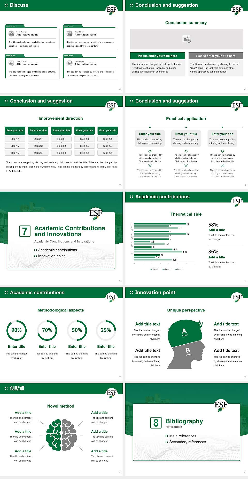 State University of New York College of Environmental Science and Forestry Graduation Thesis Defense PPT Template4:3 ratio PPT effect preview image6