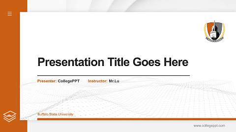 Buffalo State University Thesis Proposal/Graduation Defense PPT Template
