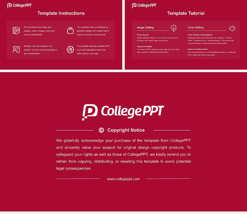Stanford University Course/Courseware Creation PPT Template16:9 ratio PPT effect preview image5