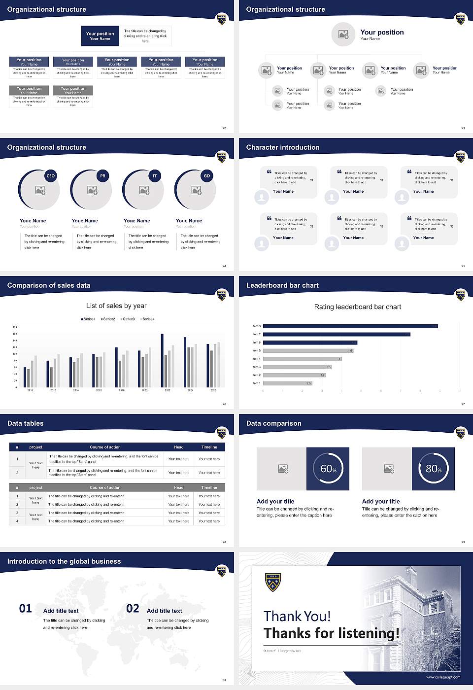 St. Joseph’S College-New York Academic Presentation/Research Findings Report PPT Template16:9 ratio PPT effect preview image4