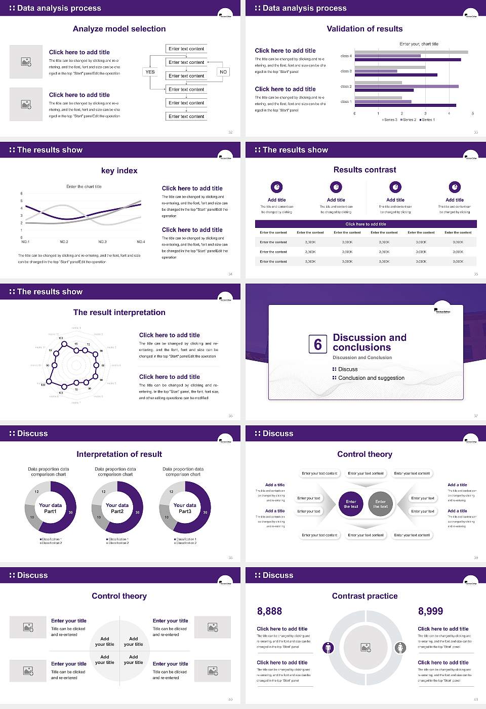 State University of New York at Purchase Graduation Thesis Defense PPT Template16:9 ratio PPT effect preview image5
