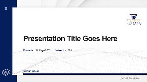 Stillman College Thesis Proposal/Graduation Defense PPT Template