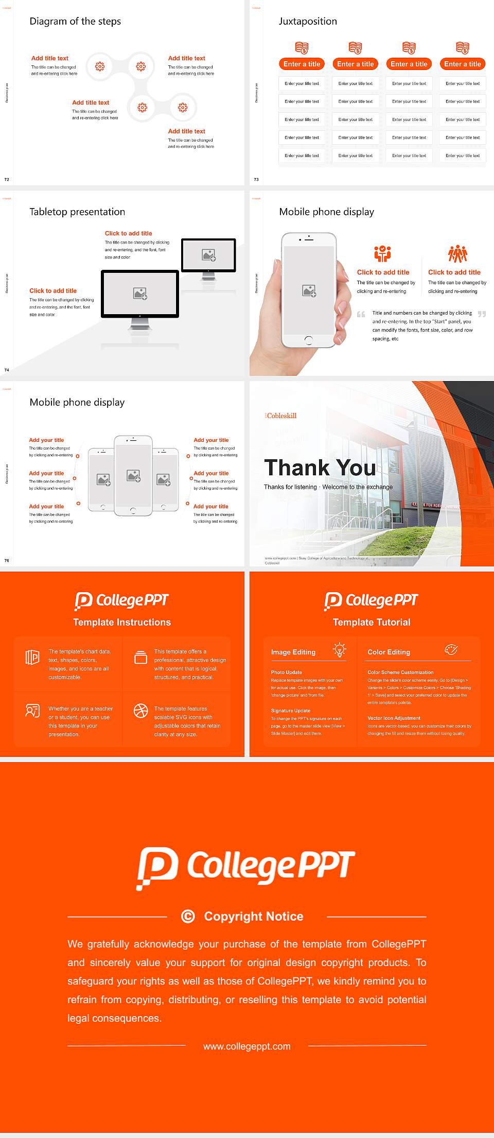 Suny College of Agriculture and Technology at Cobleskill Competition/Entrepreneurship Contest PPT Template4:3 ratio PPT effect preview image9