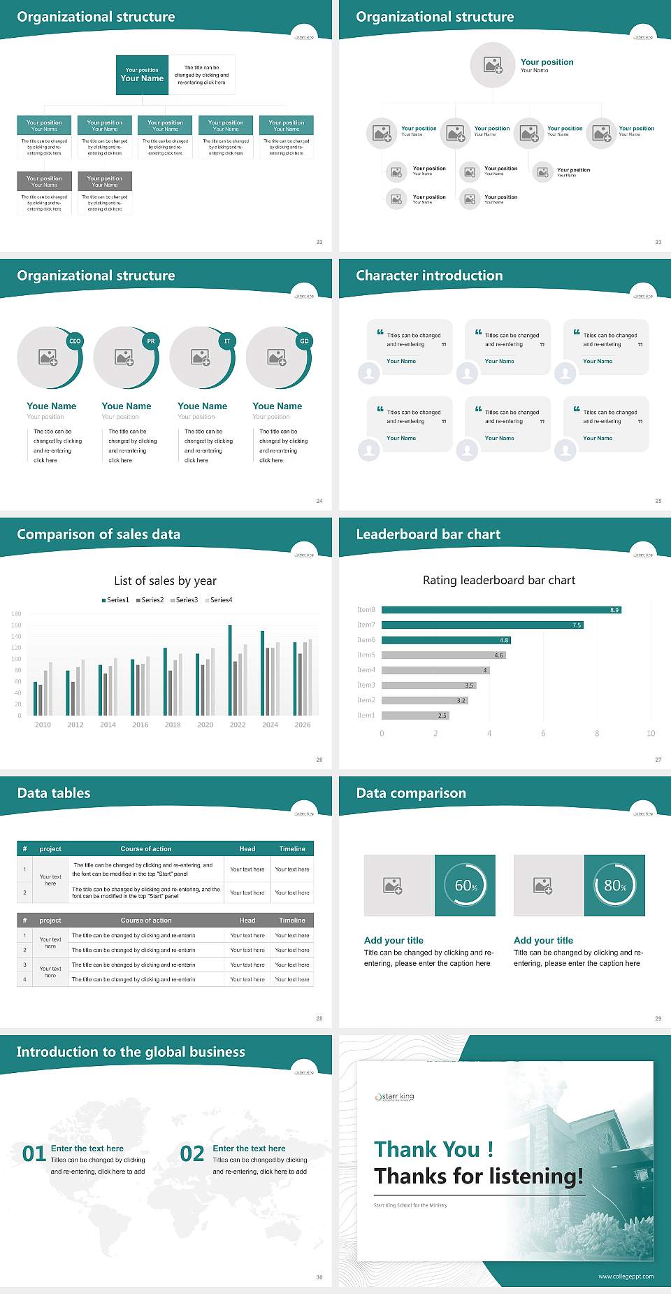 Starr King School for the Ministry Academic Presentation/Research Findings Report PPT Template4:3 ratio PPT effect preview image4