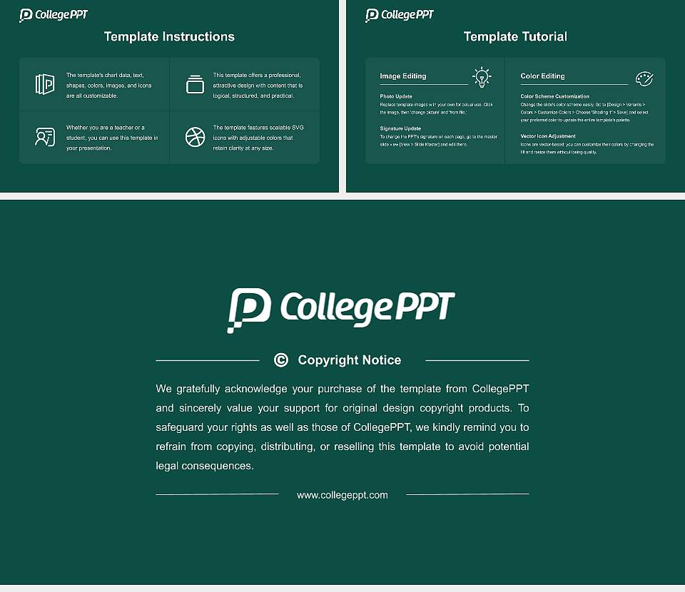 Stevenson University Academic Presentation/Research Findings Report PPT Template16:9 ratio PPT effect preview image5