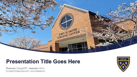 St. Joseph’S College-Long Island Course/Courseware Creation PPT Template