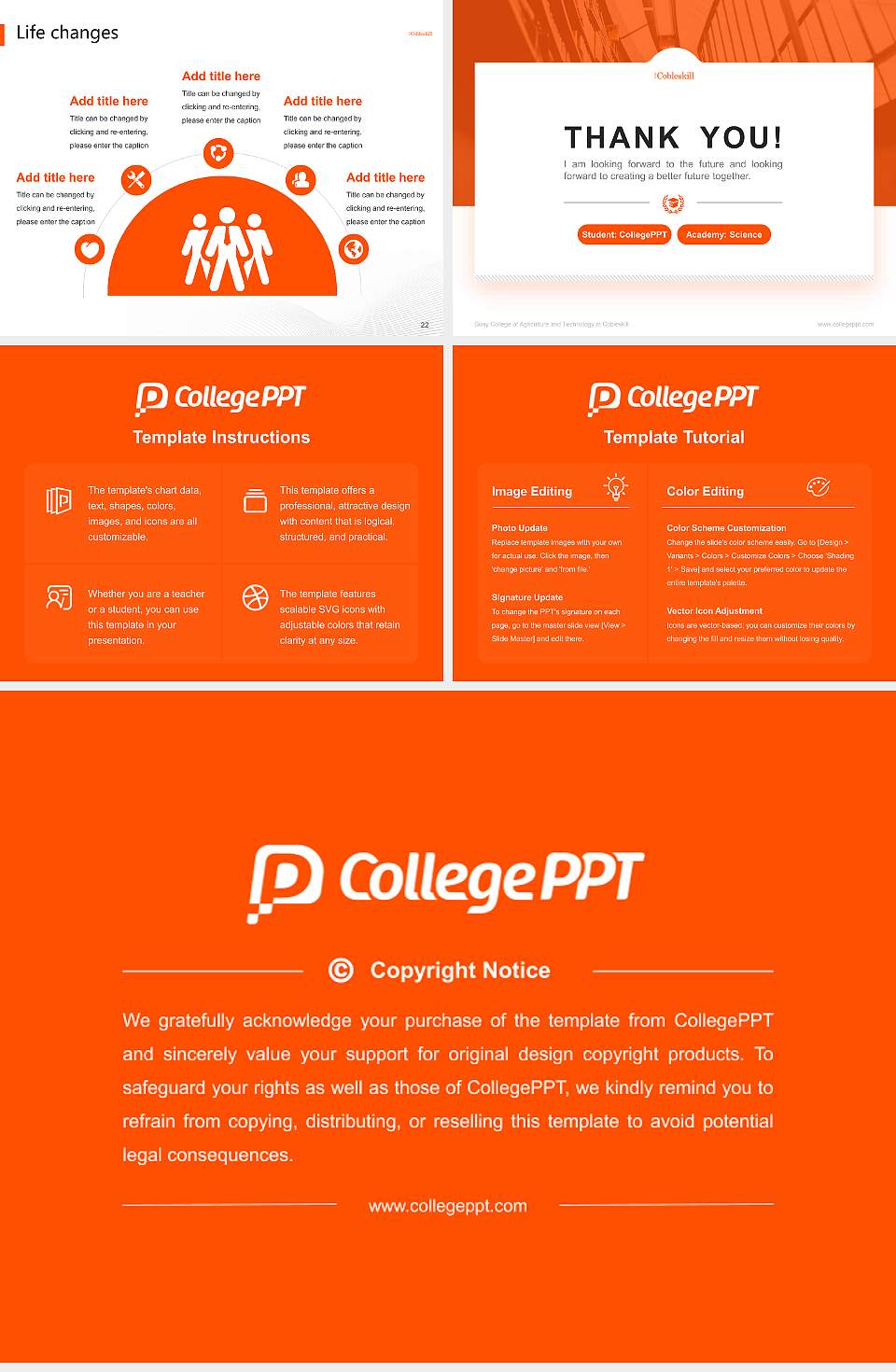 Suny College of Agriculture and Technology at Cobleskill National Scholarship Defense PPT Template4:3 ratio PPT effect preview image4