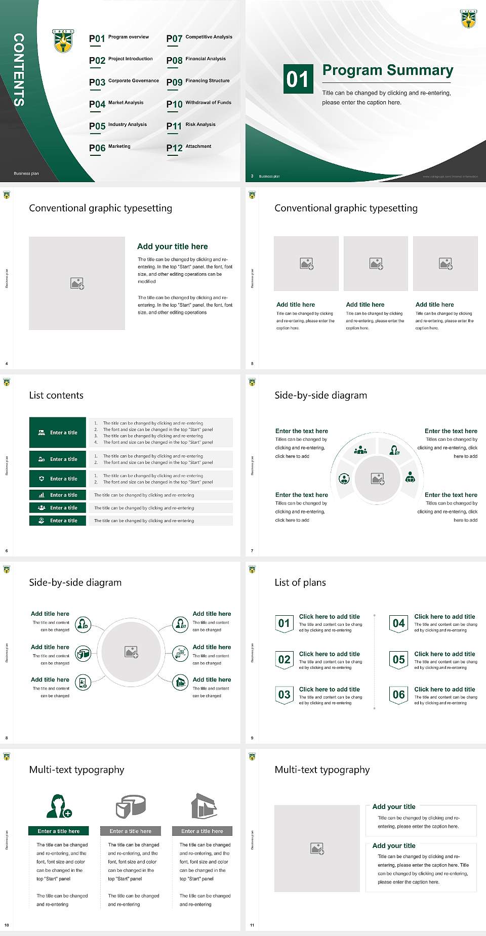 State University of New York Brockport Competition/Entrepreneurship Contest PPT Template4:3 ratio PPT effect preview image2