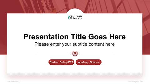 Sullivan University National Scholarship Defense PPT Template