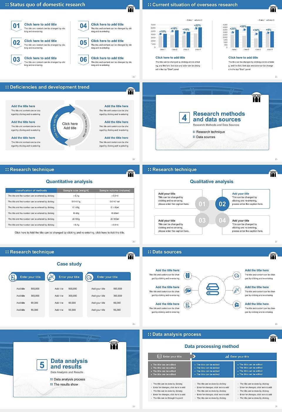 Stockton University Graduation Thesis Defense PPT Template16:9 ratio PPT effect preview image4