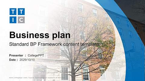 Toyota Technological Institute at Chicago Competition/Entrepreneurship Contest PPT Template