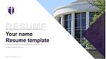 Trevecca Nazarene University Resume PPT Template