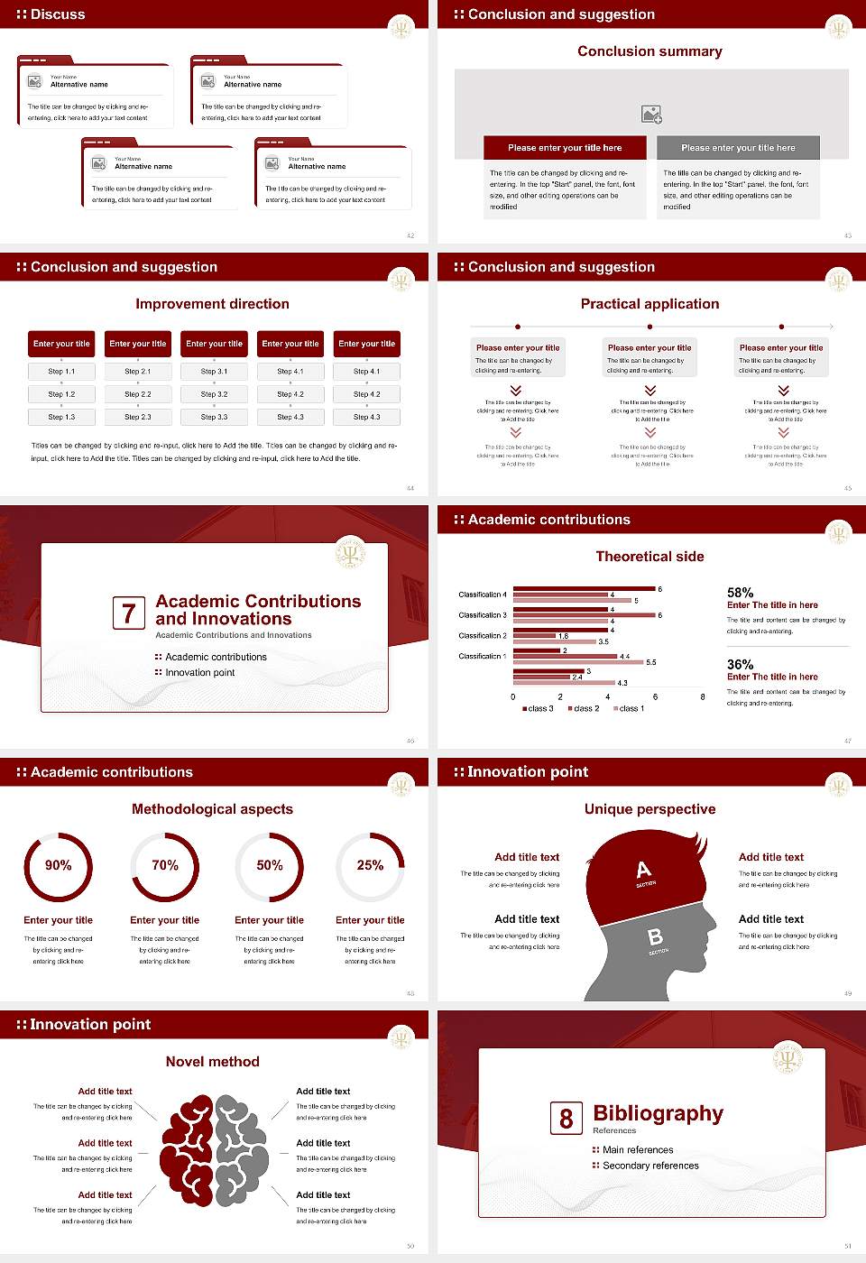 The Wright Institute Graduation Thesis Defense PPT Template16:9 ratio PPT effect preview image6