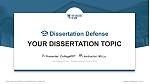 The Colleges of Law – Ventura Campus Graduation Thesis Defense PPT Template