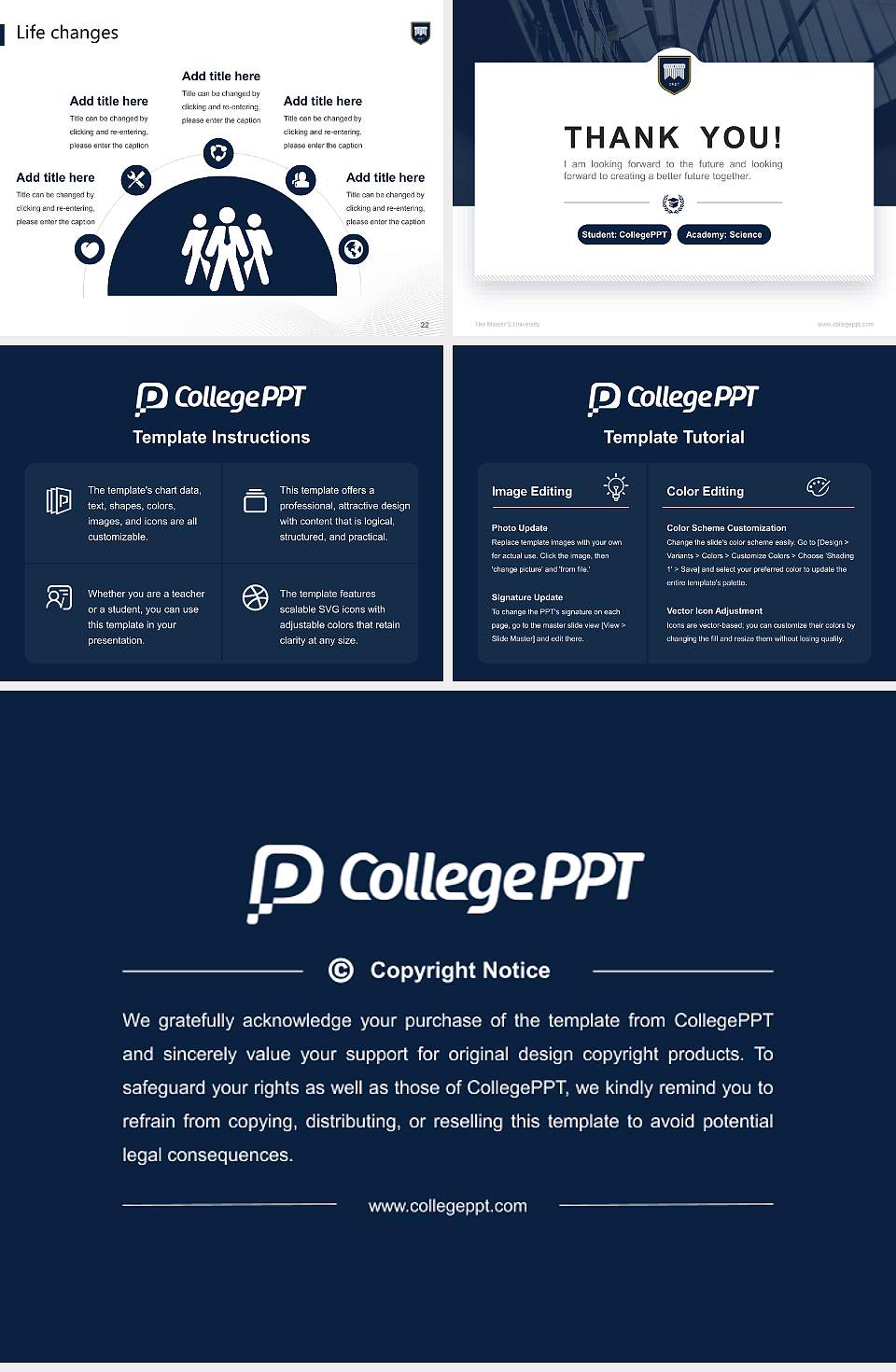 The Master’S University National Scholarship Defense PPT Template4:3 ratio PPT effect preview image4