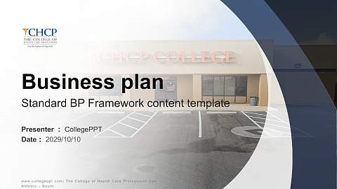 The College of Health Care Professions-San Antonio – South Competition/Entrepreneurship Contest PPT Template