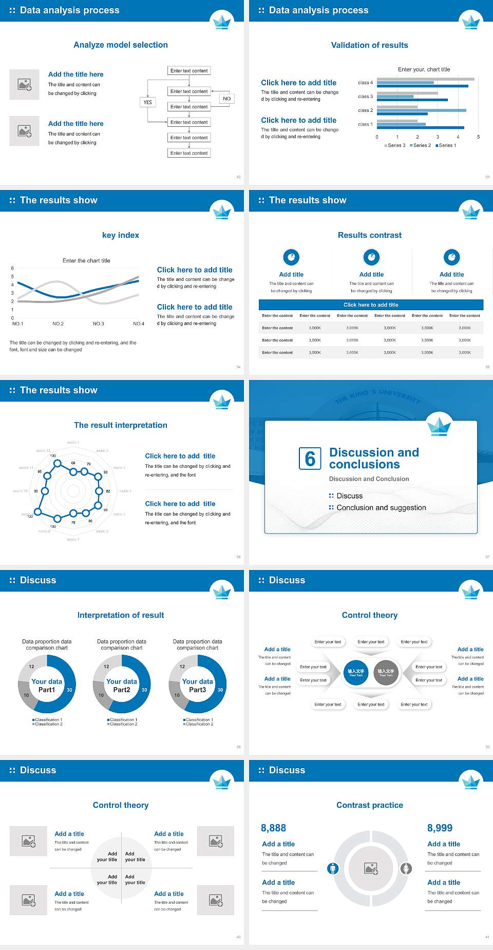 The King’S University Graduation Thesis Defense PPT Template4:3 ratio PPT effect preview image5