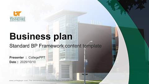 The University of Tennessee Health Science Center Competition/Entrepreneurship Contest PPT Template