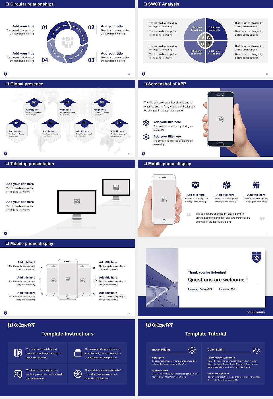 The King’S College General Purpose PPT Template16:9 ratio PPT effect preview image5