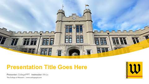 The College of Wooster Course/Courseware Creation PPT Template