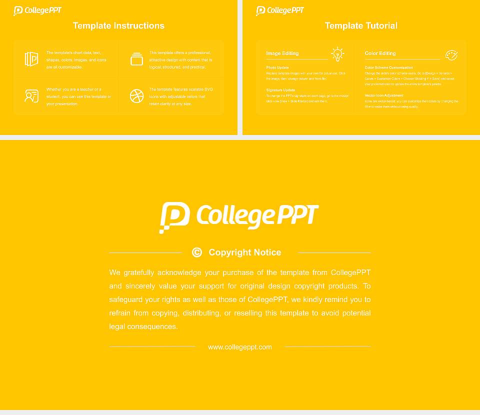 The College of Wooster Course/Courseware Creation PPT Template16:9 ratio PPT effect preview image5