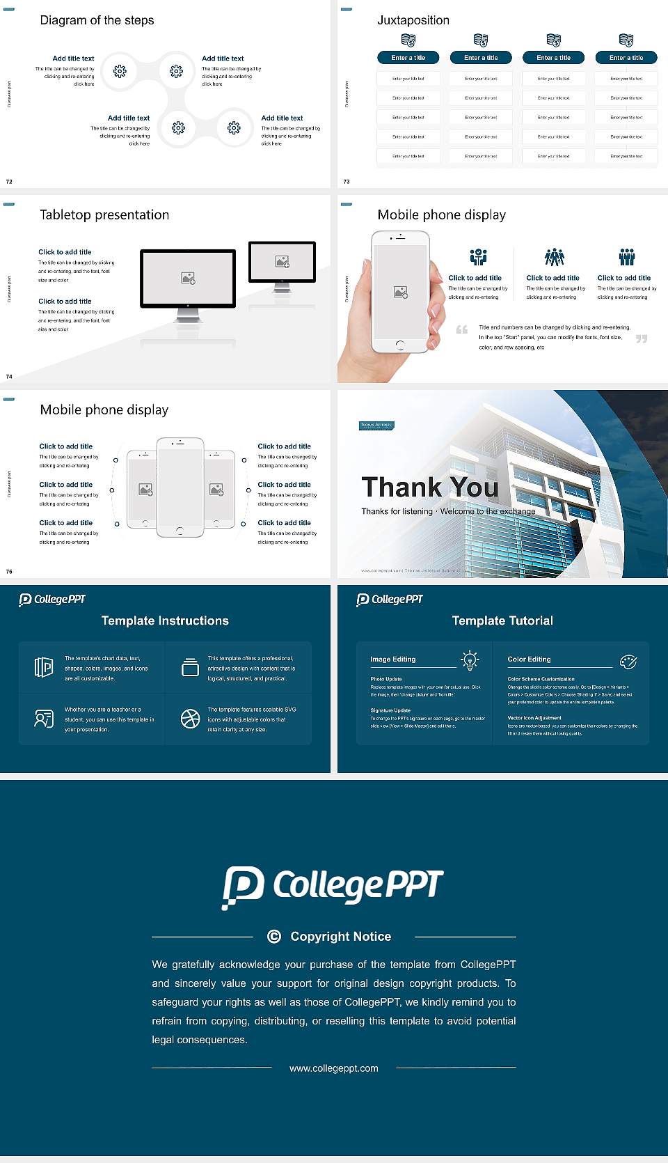 Thomas Jefferson School of Law Competition/Entrepreneurship Contest PPT Template16:9 ratio PPT effect preview image9