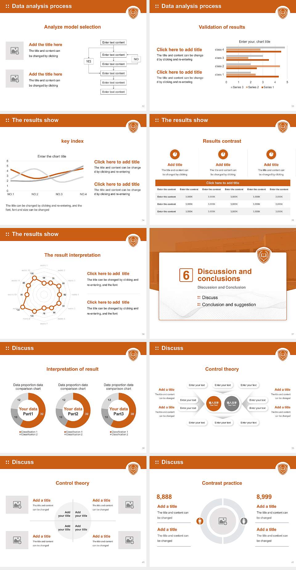The University of Texas at Tyler Graduation Thesis Defense PPT Template4:3 ratio PPT effect preview image5