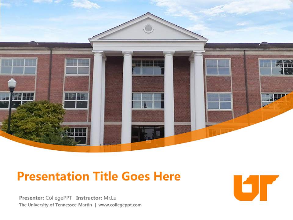 The University of Tennessee-Martin Course/Courseware Creation PPT Template4:3 ratio PPT effect preview image5