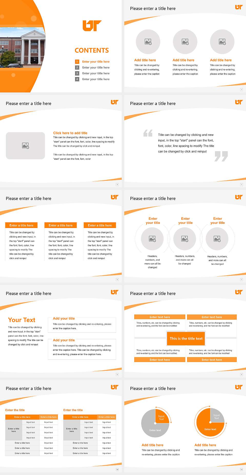 The University of Tennessee-Martin Course/Courseware Creation PPT Template4:3 ratio PPT effect preview image2