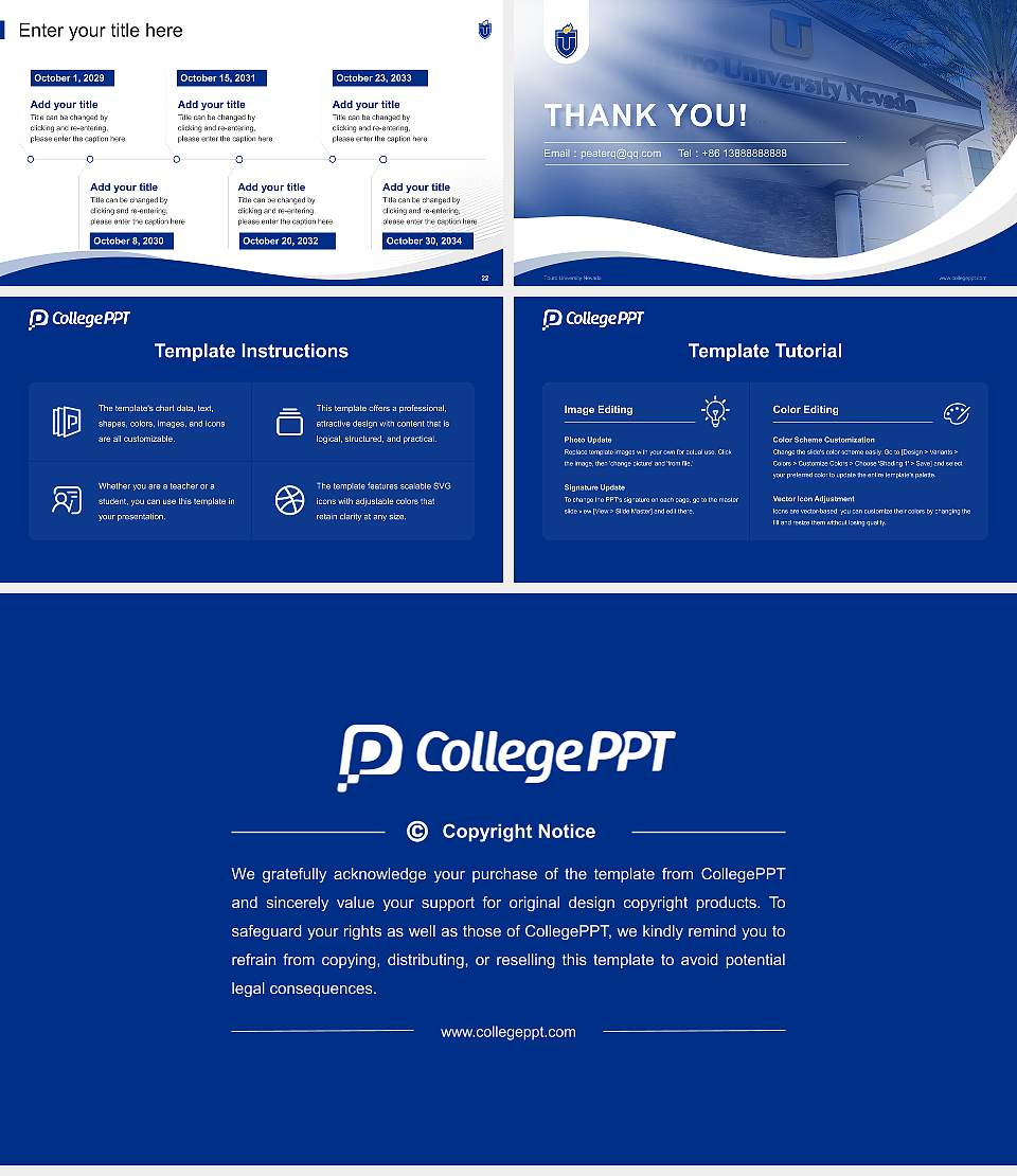 Touro University Nevada Lecture Sharing and Networking Event PPT Template16:9 ratio PPT effect preview image4