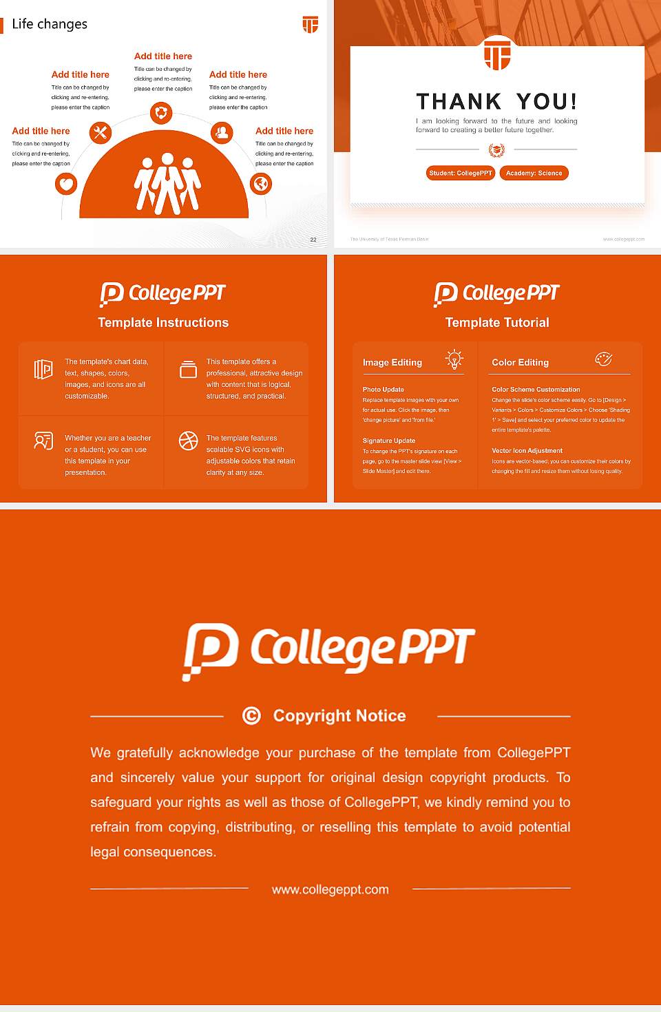 The University of Texas Permian Basin National Scholarship Defense PPT Template4:3 ratio PPT effect preview image4