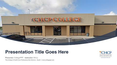 The College of Health Care Professions-San Antonio – South Course/Courseware Creation PPT Template