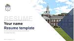 The College of New Jersey Resume PPT Template