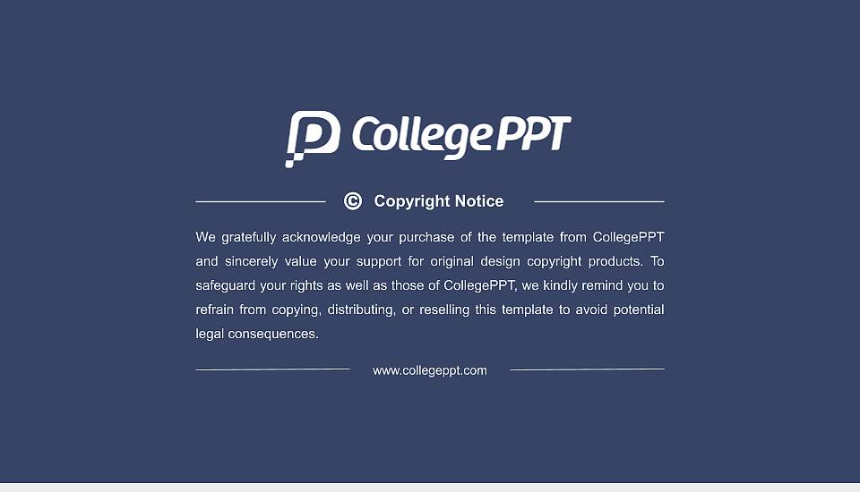 The College of New Jersey Resume PPT Template16:9 ratio PPT effect preview image5