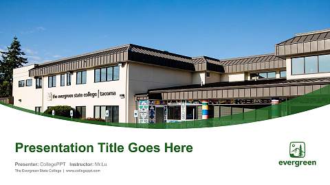 The Evergreen State College Course/Courseware Creation PPT Template