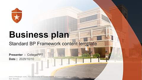 The University of Texas Health Science Center at San Antonio Competition/Entrepreneurship Contest PPT Template