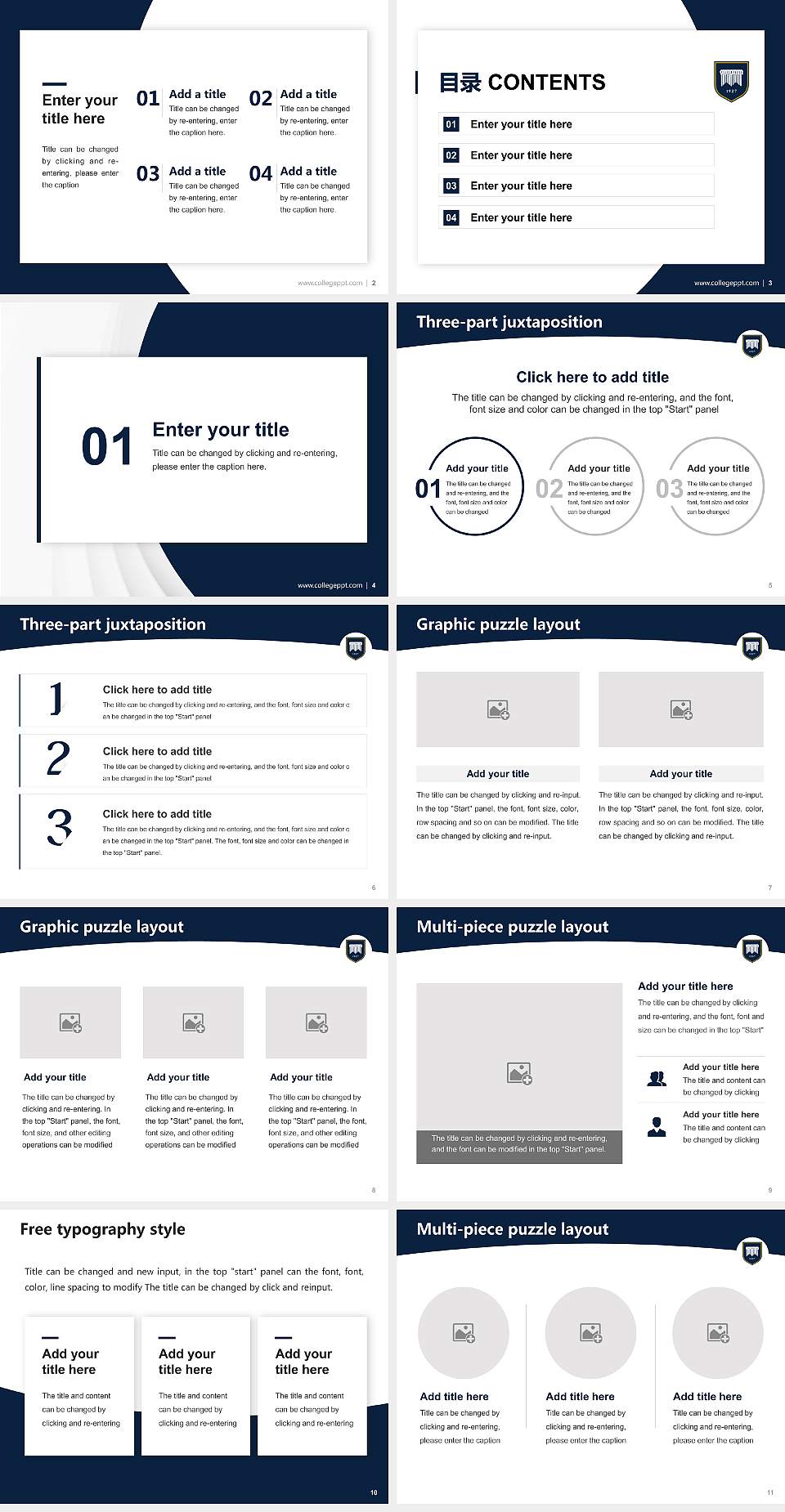 The Master’S University Academic Presentation/Research Findings Report PPT Template4:3 ratio PPT effect preview image2