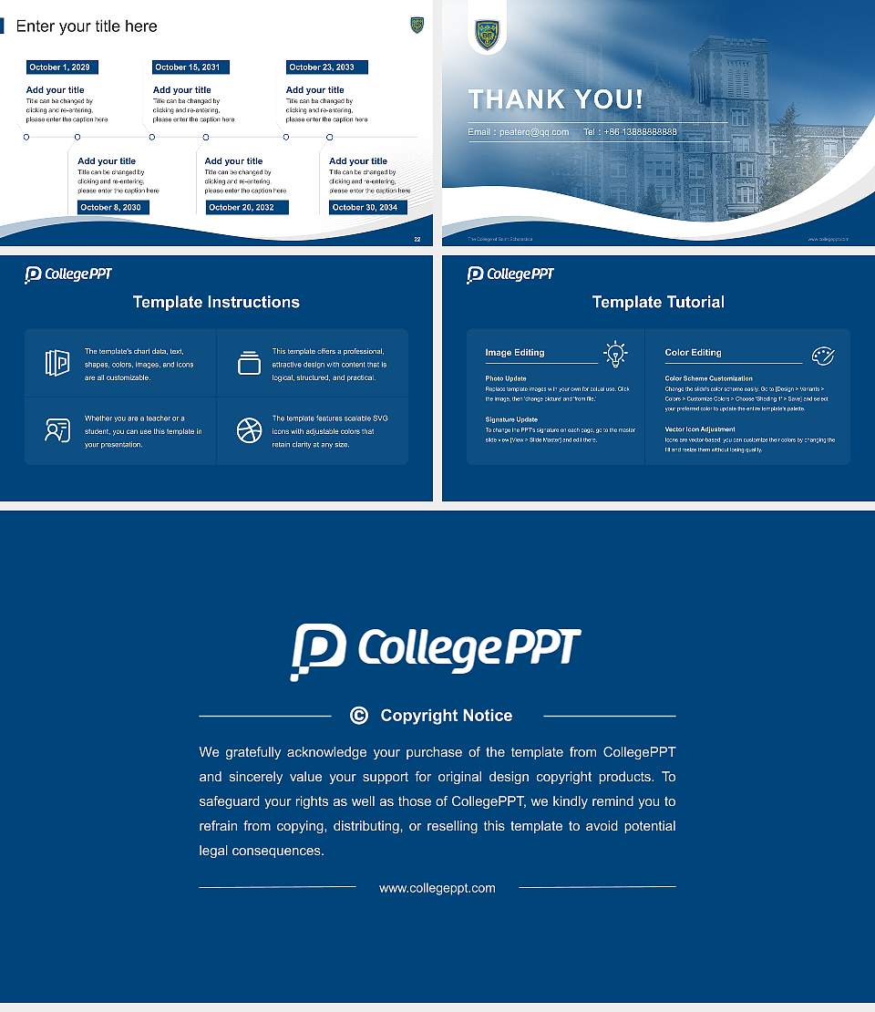 The College of Saint Scholastica Lecture Sharing and Networking Event PPT Template16:9 ratio PPT effect preview image4