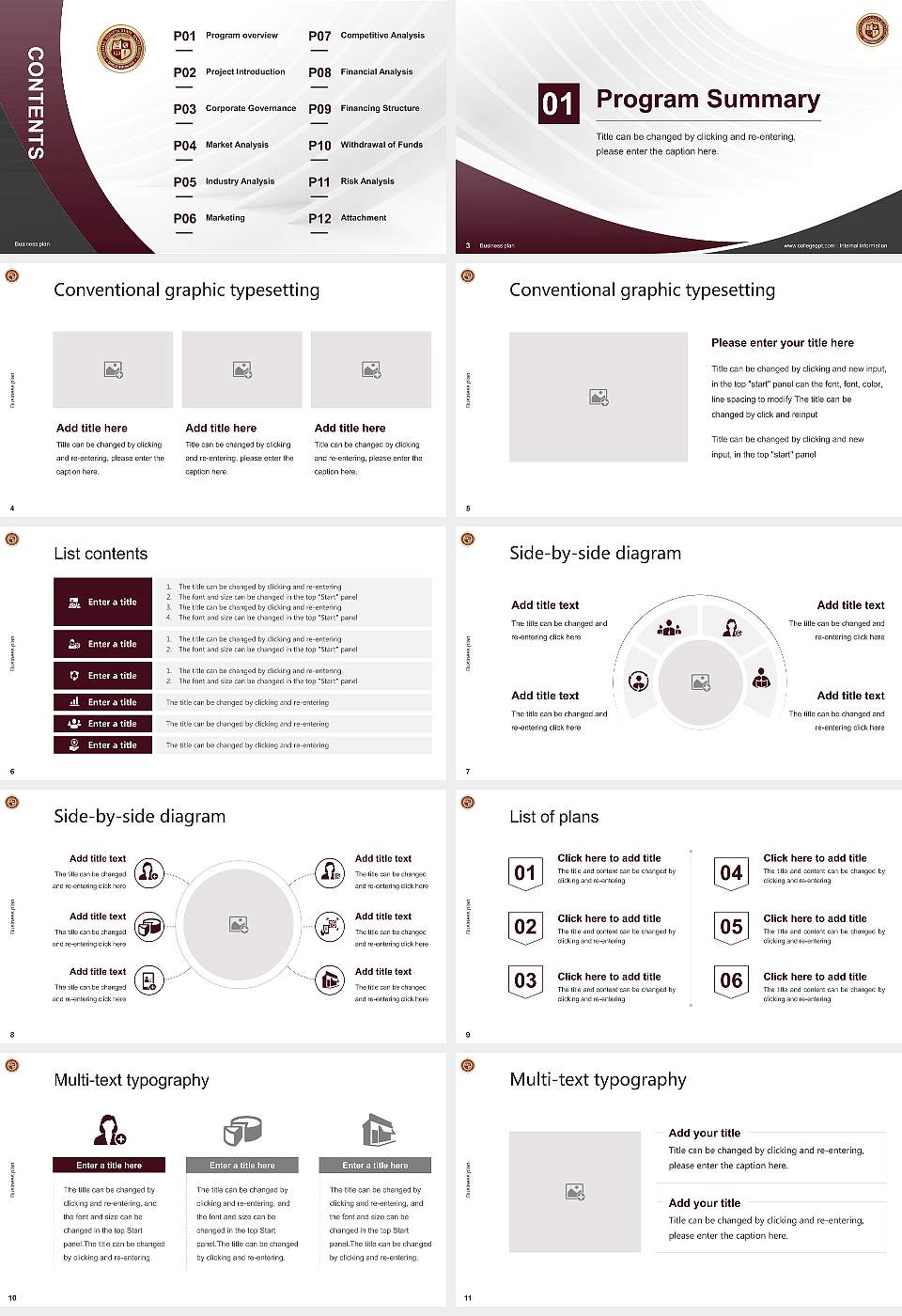 Thomas Edison State University Competition/Entrepreneurship Contest PPT Template16:9 ratio PPT effect preview image2