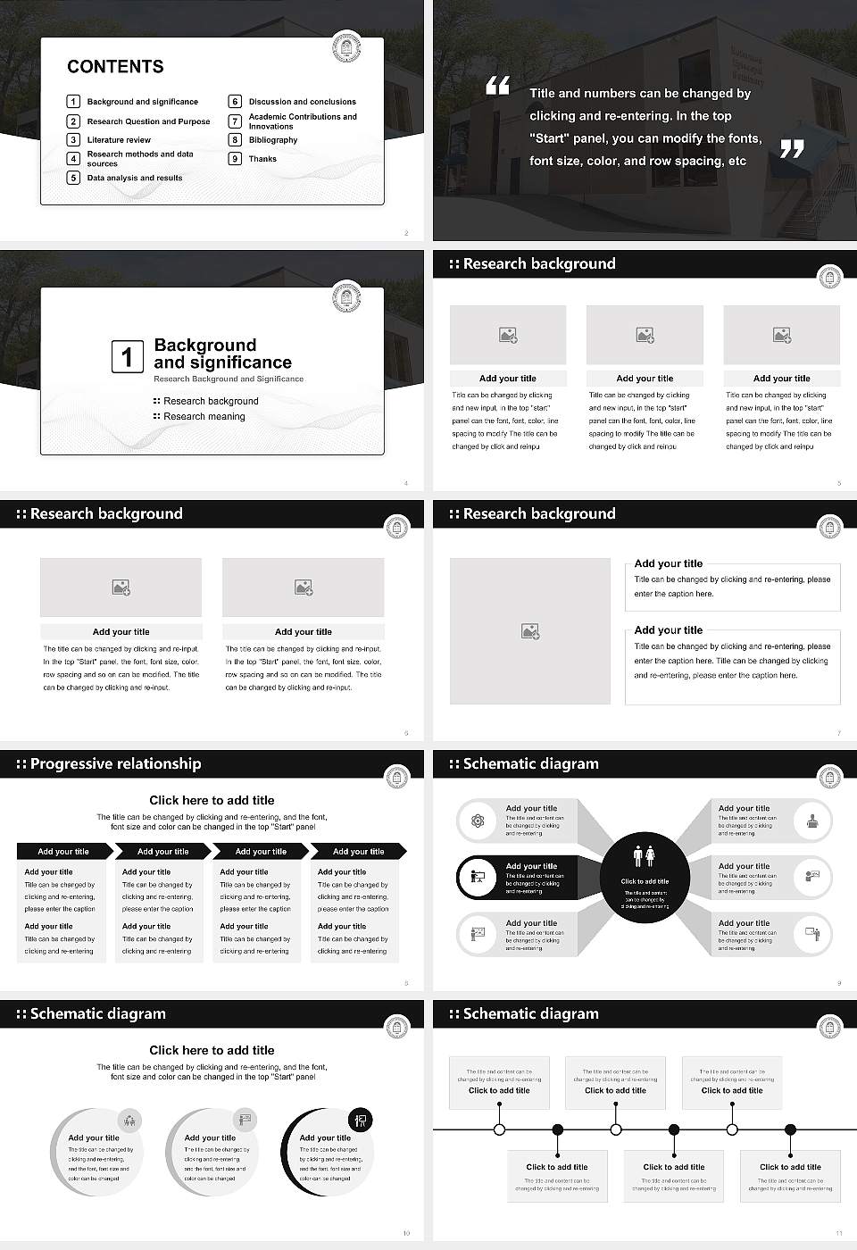 Theological Seminary of the Reformed Episcopal Church Graduation Thesis Defense PPT Template16:9 ratio PPT effect preview image2