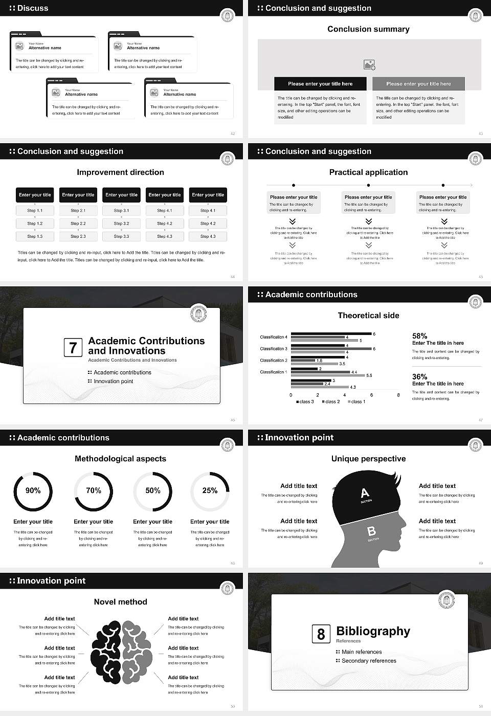 Theological Seminary of the Reformed Episcopal Church Graduation Thesis Defense PPT Template16:9 ratio PPT effect preview image6