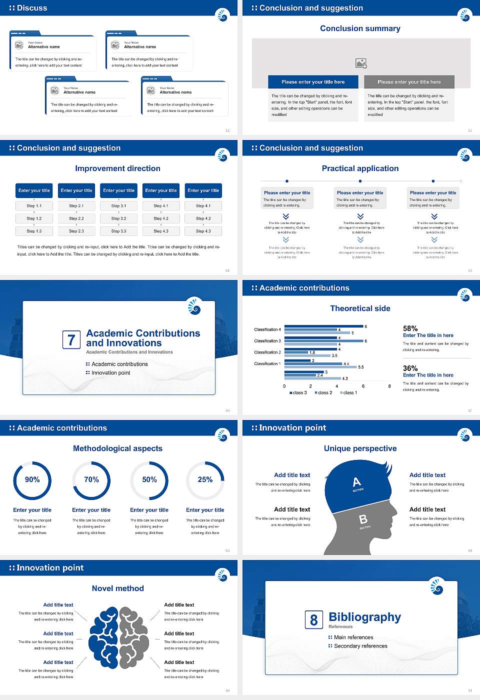 The University of West Florida Graduation Thesis Defense PPT Template16:9 ratio PPT effect preview image6