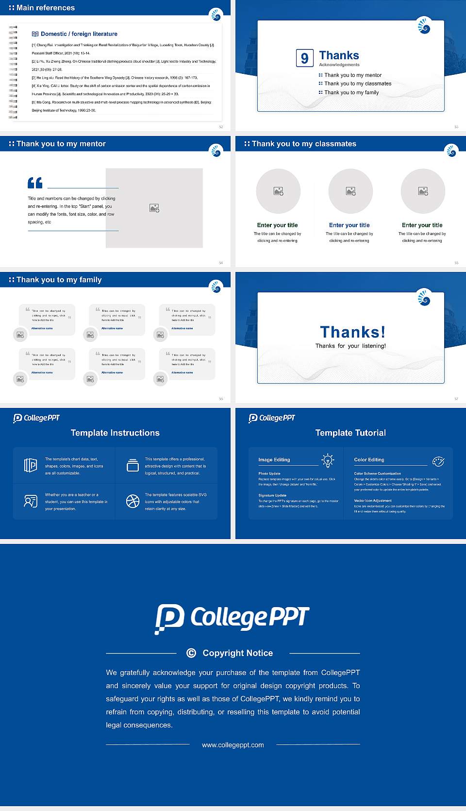 The University of West Florida Graduation Thesis Defense PPT Template16:9 ratio PPT effect preview image7