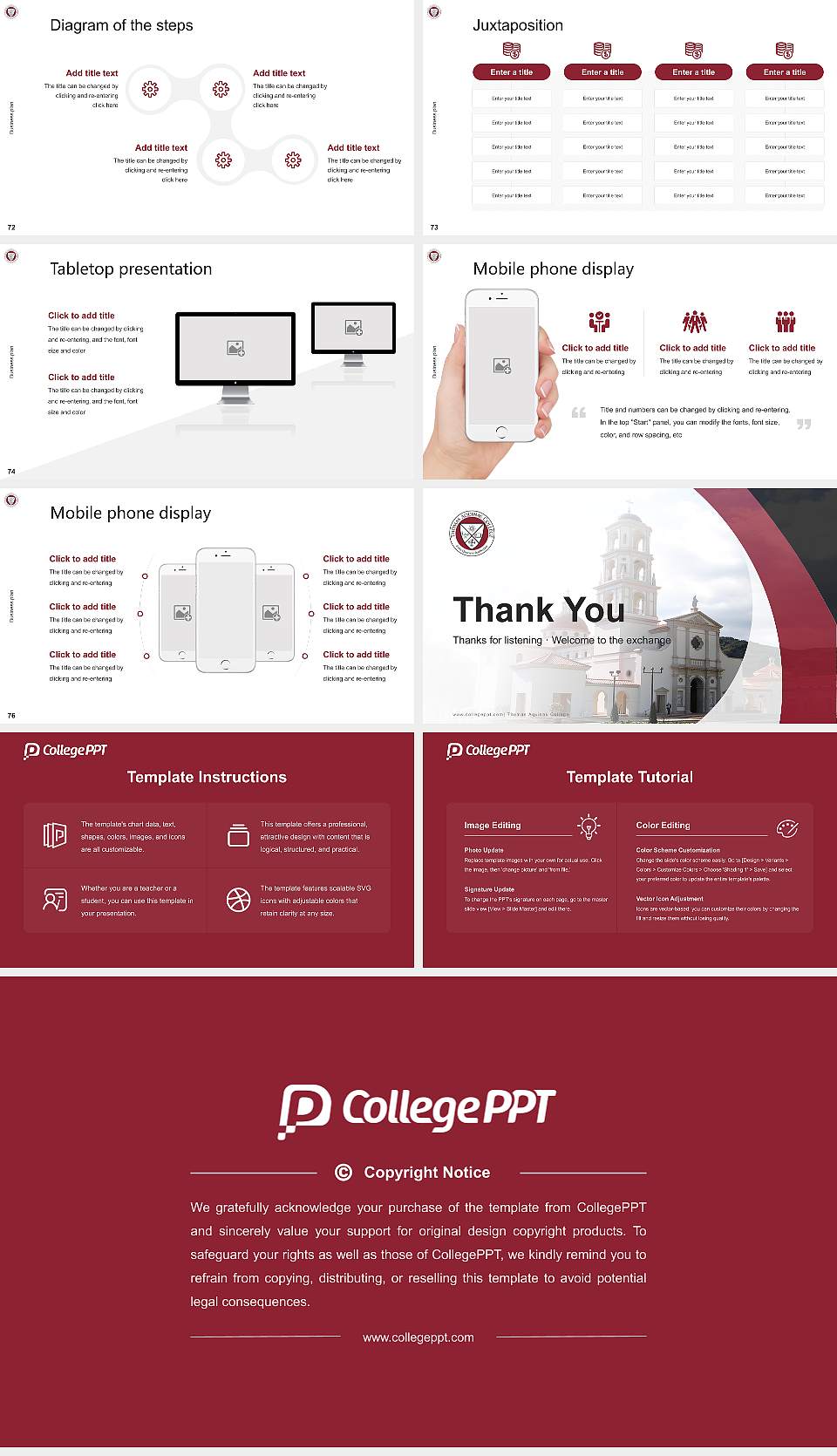 Thomas Aquinas College Competition/Entrepreneurship Contest PPT Template16:9 ratio PPT effect preview image9