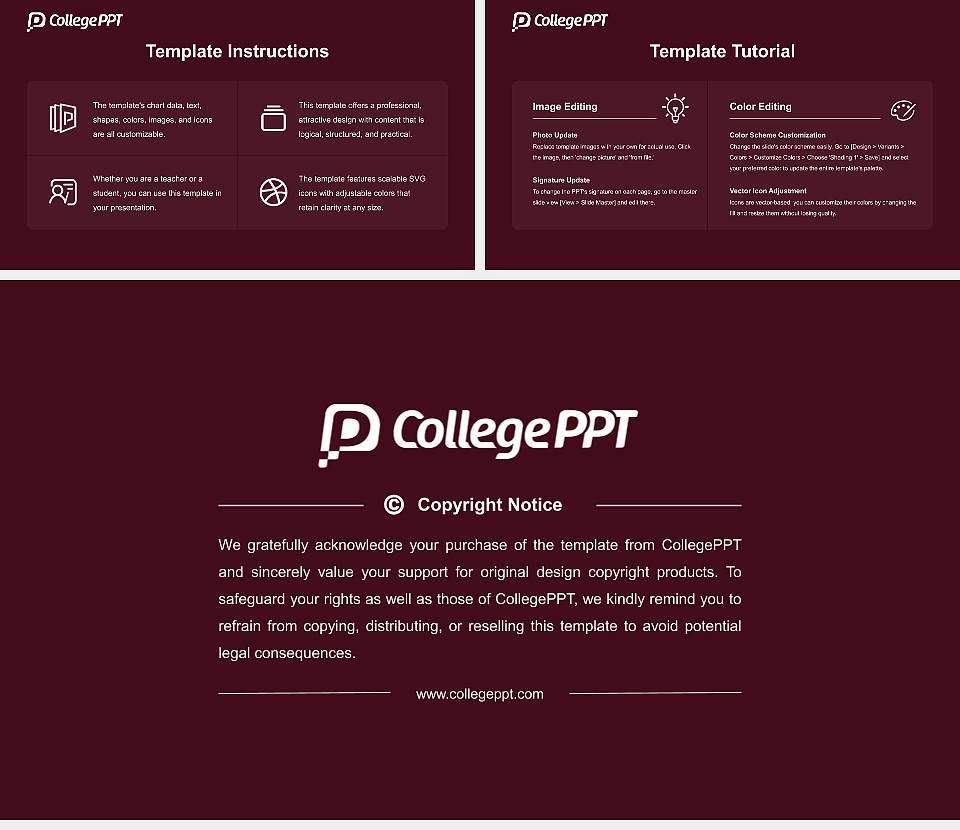 Thomas Edison State University Academic Presentation/Research Findings Report PPT Template16:9 ratio PPT effect preview image5