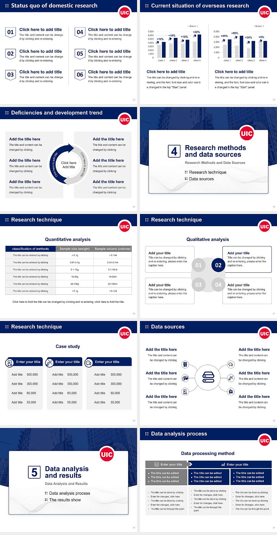 University of Illinois Chicago School of Law Graduation Thesis Defense PPT Template4:3 ratio PPT effect preview image4
