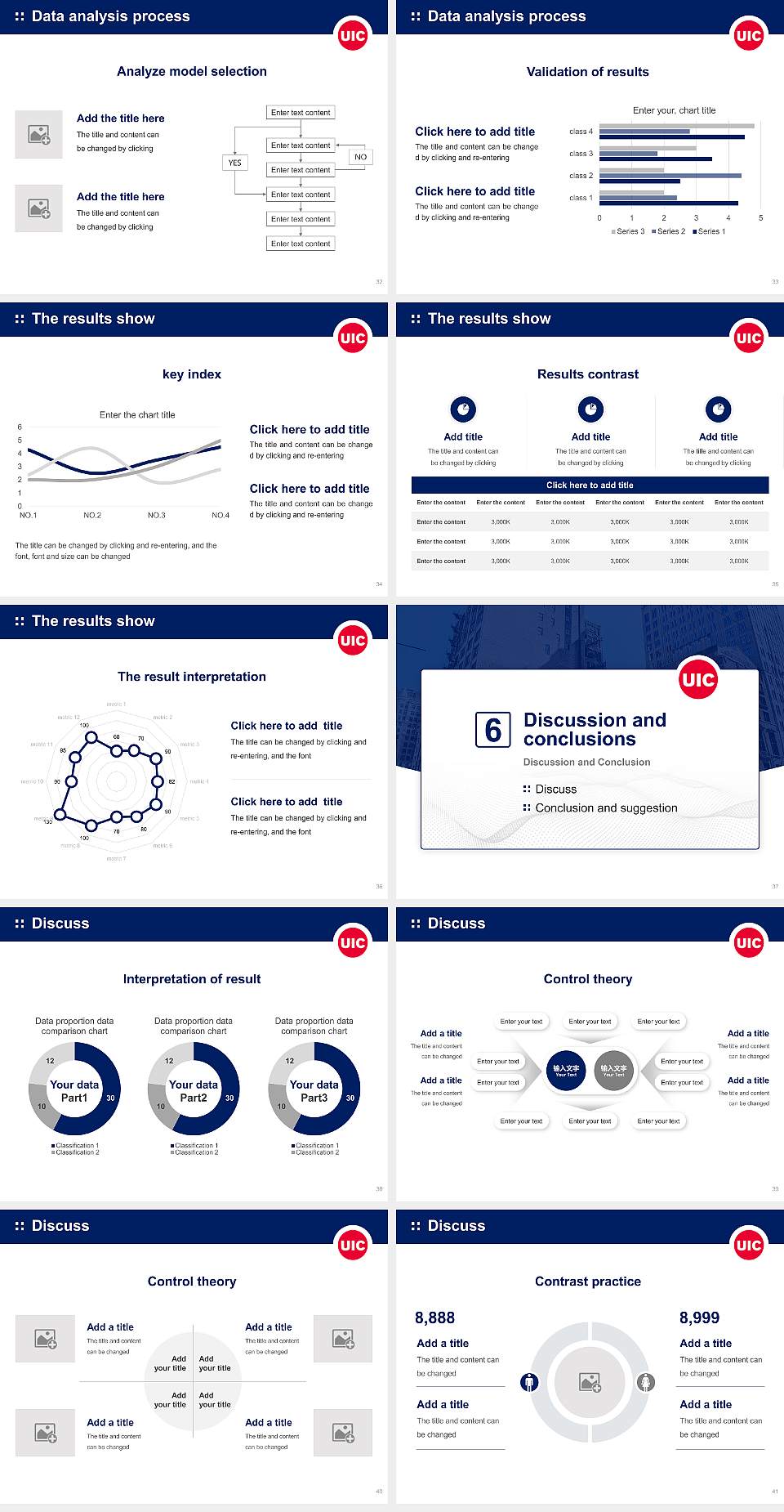 University of Illinois Chicago School of Law Graduation Thesis Defense PPT Template4:3 ratio PPT effect preview image5