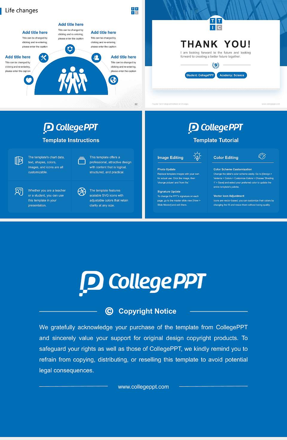 Toyota Technological Institute at Chicago National Scholarship Defense PPT Template4:3 ratio PPT effect preview image4