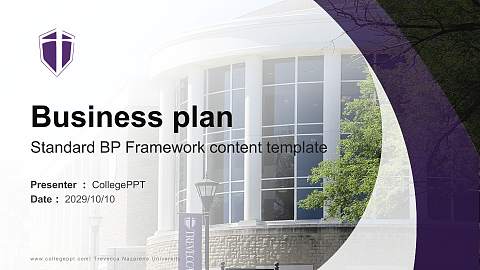 Trevecca Nazarene University Competition/Entrepreneurship Contest PPT Template