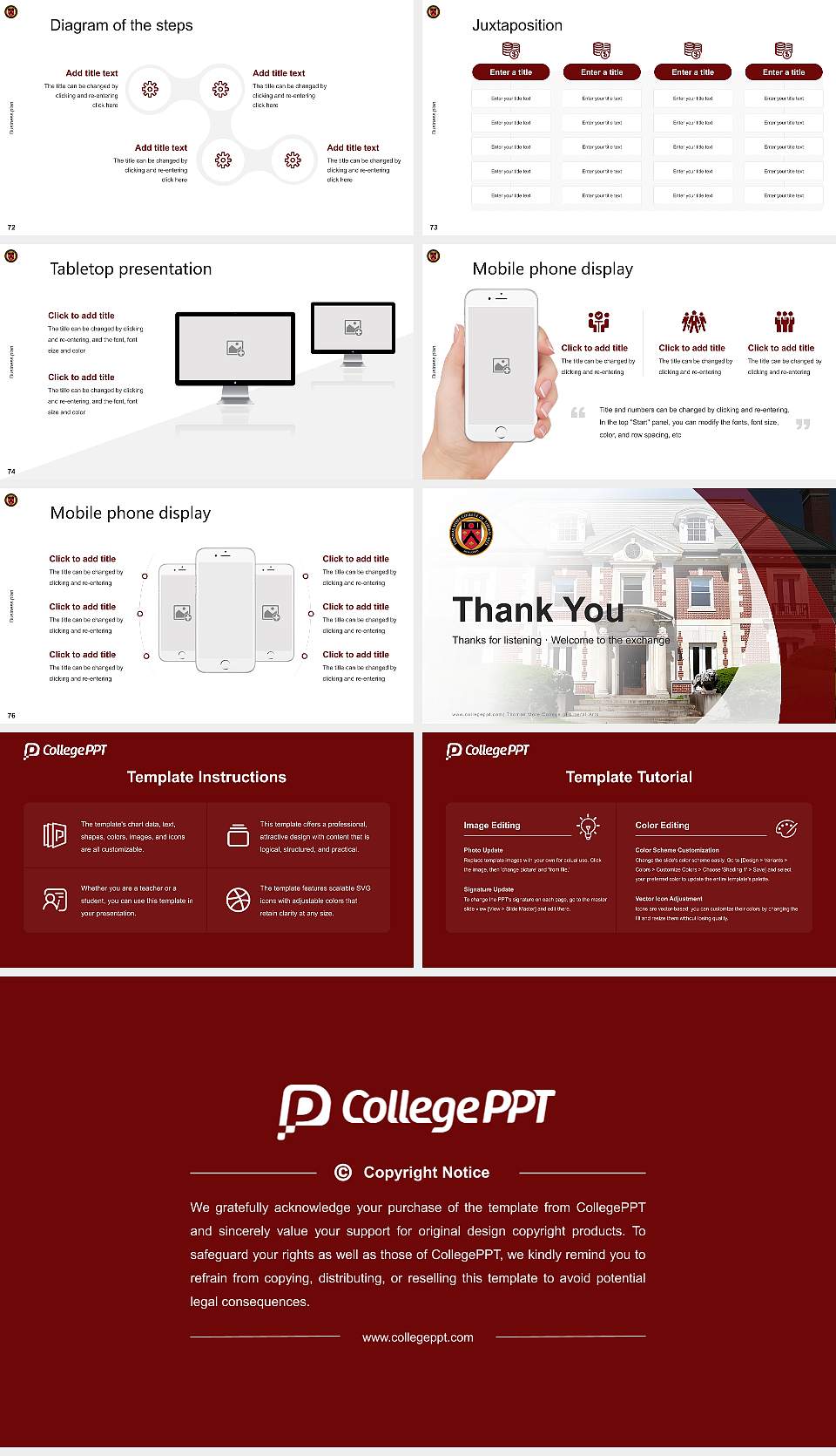 Thomas More College of Liberal Arts Competition/Entrepreneurship Contest PPT Template16:9 ratio PPT effect preview image9